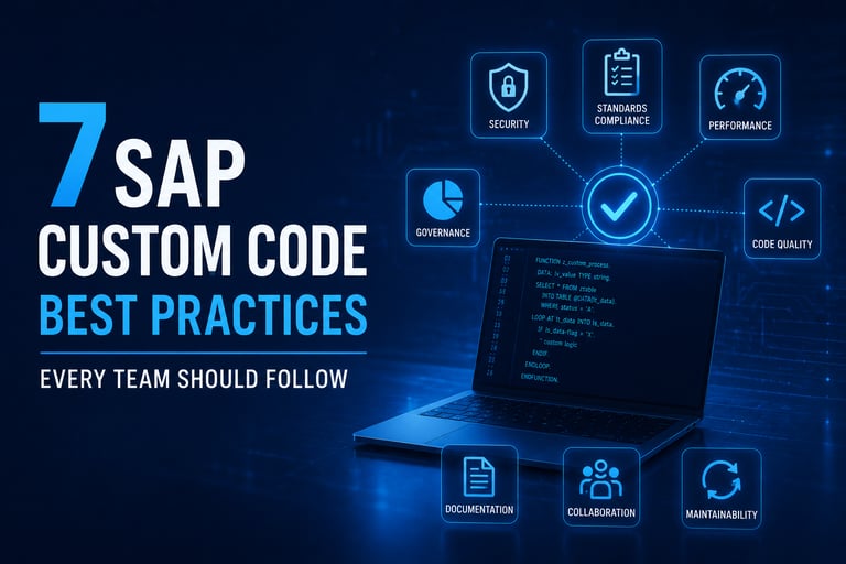 Is Your SAP Custom Code Future-Ready? A 10-Point Checklist