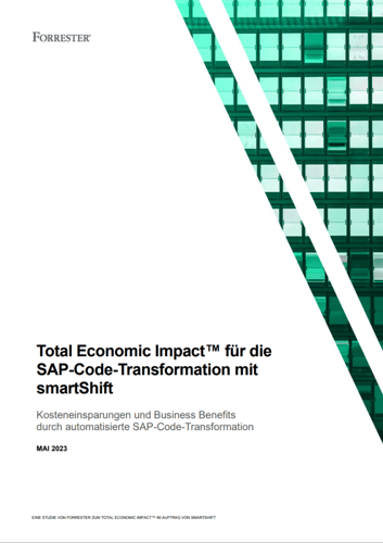 Forrester TEI of smartShift - German Edition