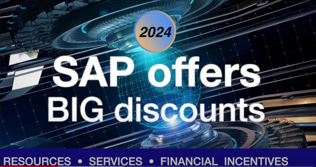 SAP Offers BIG Discounts