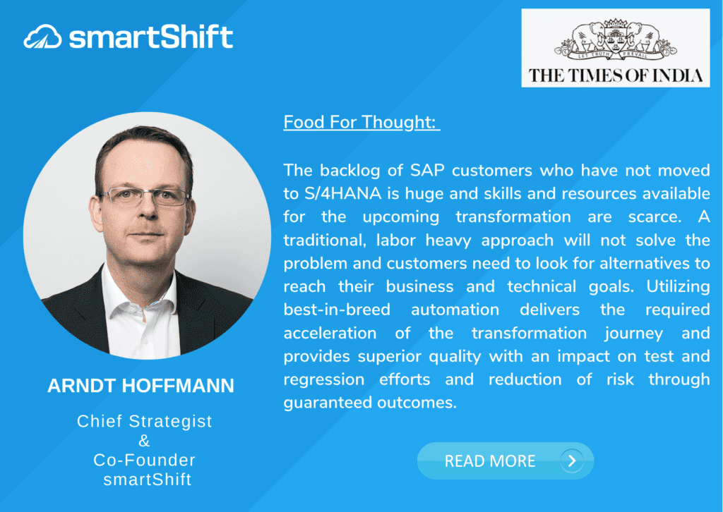 Arndt Hoffmann, Chief Strategist and Co-Founder of smartShift