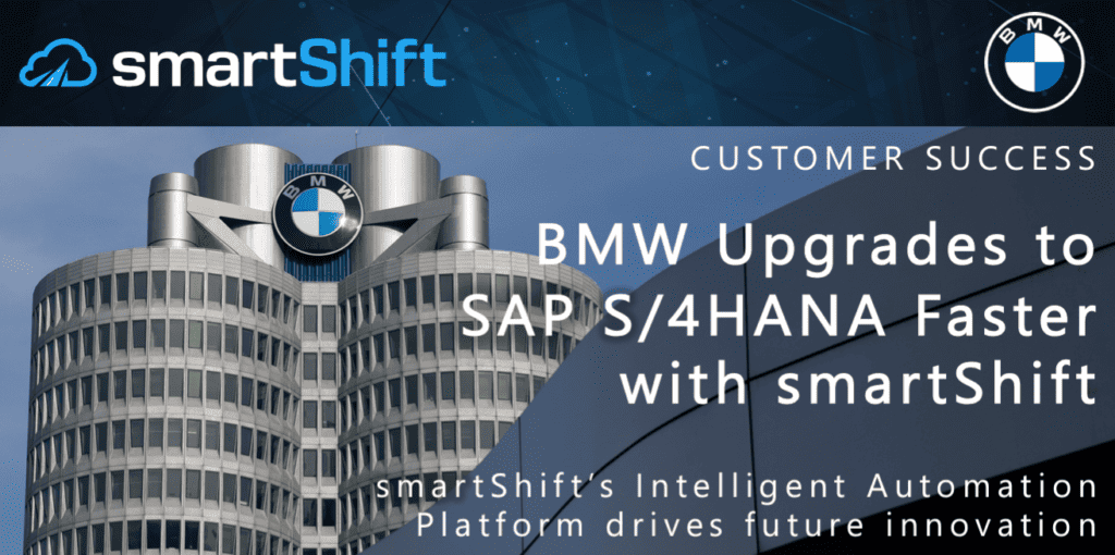 BMW upgrades to SAP S/4HANA - Case Study