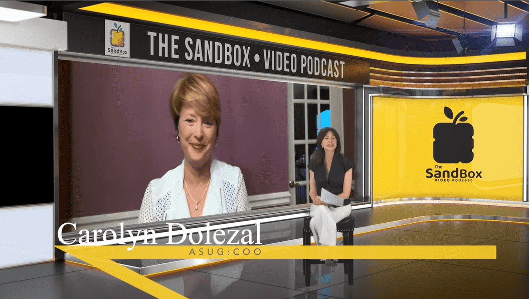 Sandbox July 2023 - Interview with ASUG Carolyn Dolezal, COO of ASUG