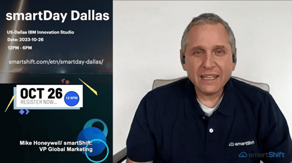 Mike Honeywell lädt zum smartDay Dallas ein