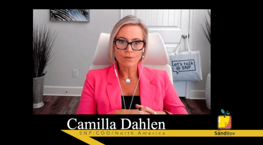 Camilla Dahlen - SNP COO - at smartShift SANDBOX Podcast